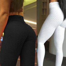 Load image into Gallery viewer, Women's Ankle Length High Waist Anti-Cellulite Sports Leggings with Scrunch Back