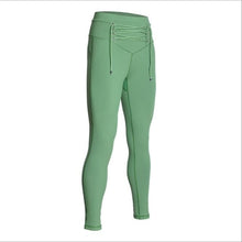 Load image into Gallery viewer, Women's Fitness High Tie Waist Leggings - Push Up Elasticity Skinny Pants