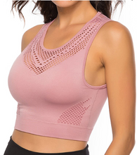 Load image into Gallery viewer, Women&#39;s Seamless High Impact Sports Bra Tank Top