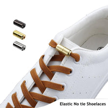 Load image into Gallery viewer, Flat No Tie Shoelaces Elastic with Metal Lock - 1Pair