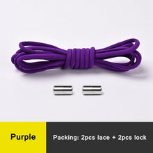 Load image into Gallery viewer, Elastic No Tie Locking Semicircle Shoelaces - 1Pair