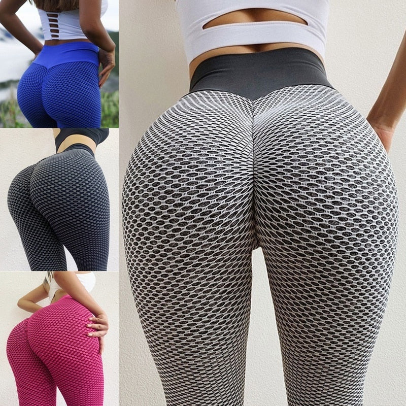 Women's Butt Lifting Workout Leggings High Waisted Tummy Control