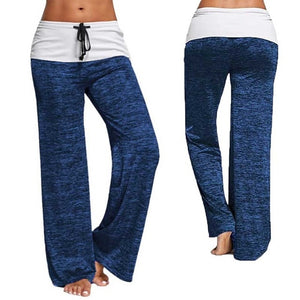 Women Full Length Yoga Pants with Elastic Waist