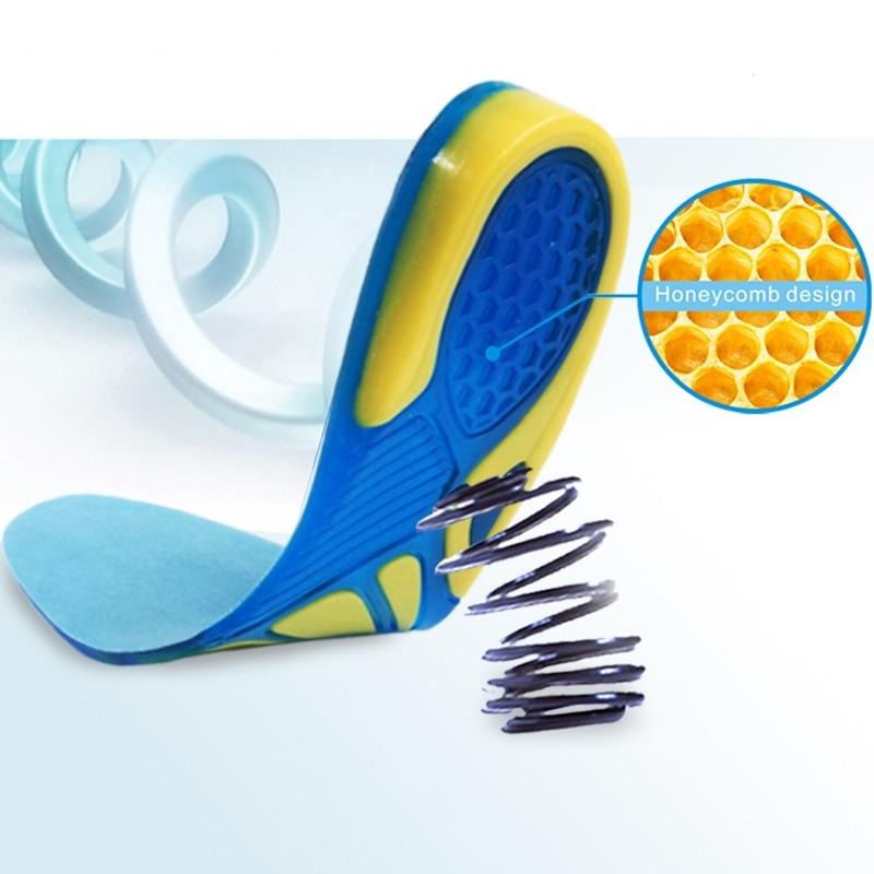 Silicon Gel Insoles Foot Care for Plantar Fasciitis Heel Spur Running Sport Insoles Shock Absorption Pads arch orthopedic insole