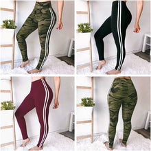 Load image into Gallery viewer, Women&#39;s Side Ribbon Strap Elastic Leggings