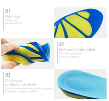 Load image into Gallery viewer, Silicon Gel Insoles Foot Care for Plantar Fasciitis Heel Spur Running Sport Insoles Shock Absorption Pads arch orthopedic insole